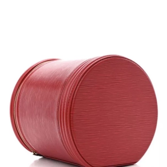Louis Vuitton Cannes Vanity Red Leather Monogram Epi In Beautiful Condition! - Picture 5 of 11